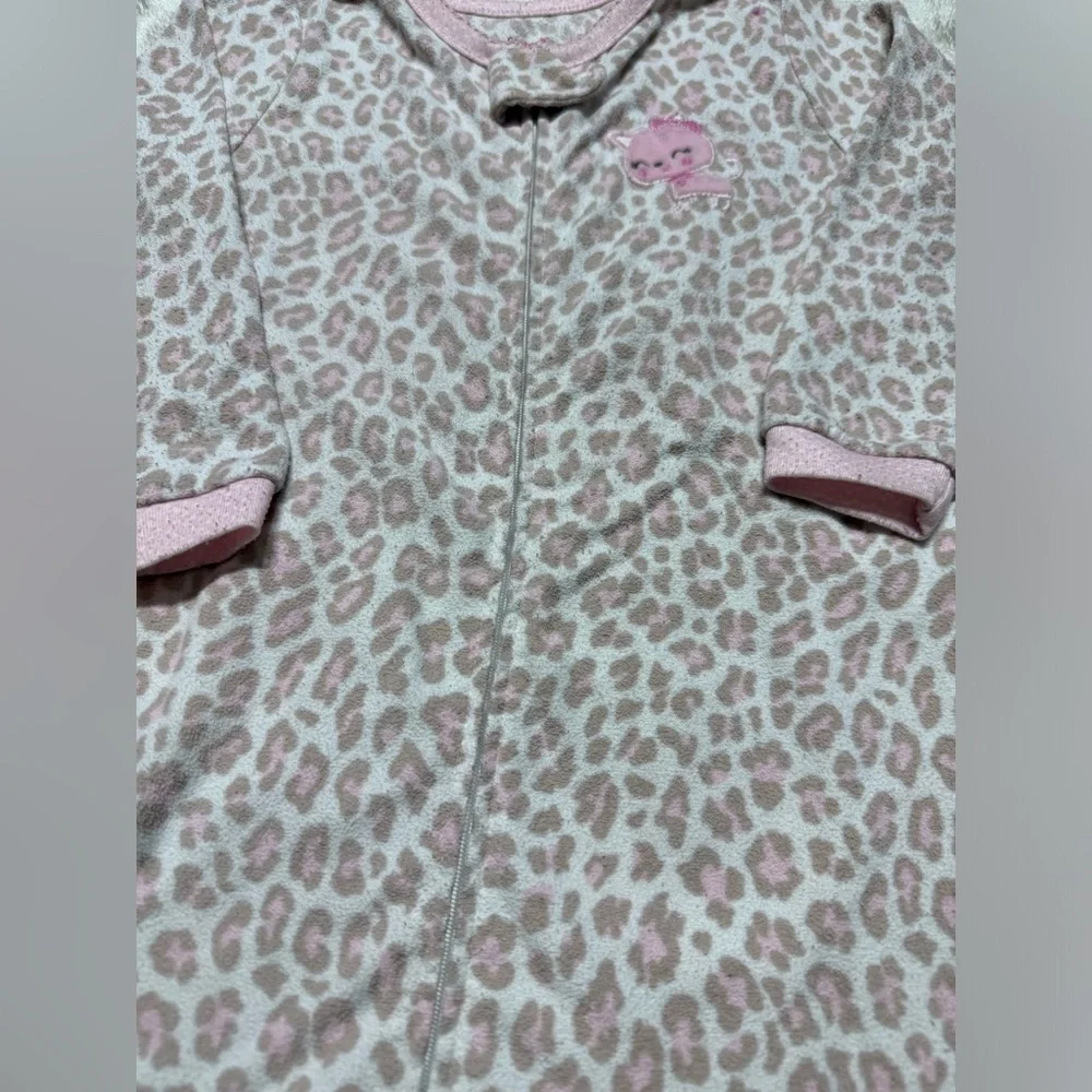 Carter's | Toddler Baby Girl Kitten Footed Pajama | 24M